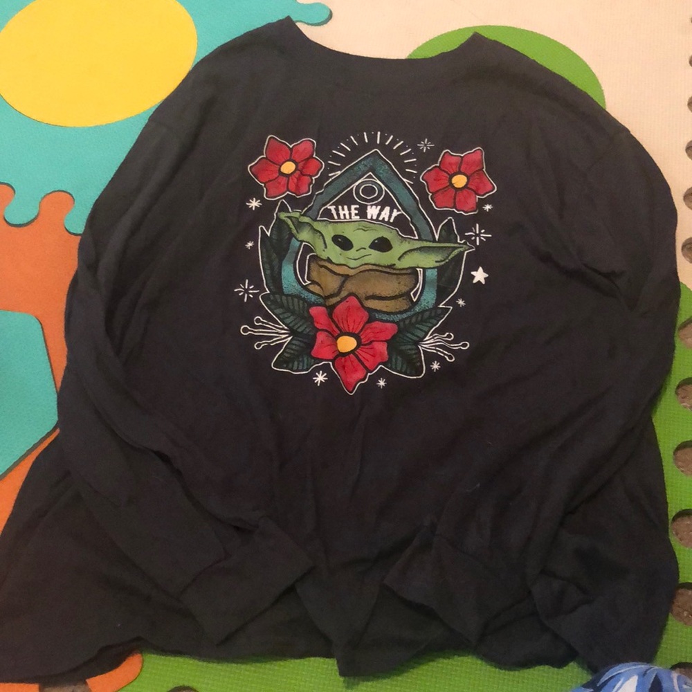 Star Wars Baby Yoda Long-Sleeved T-Shirt